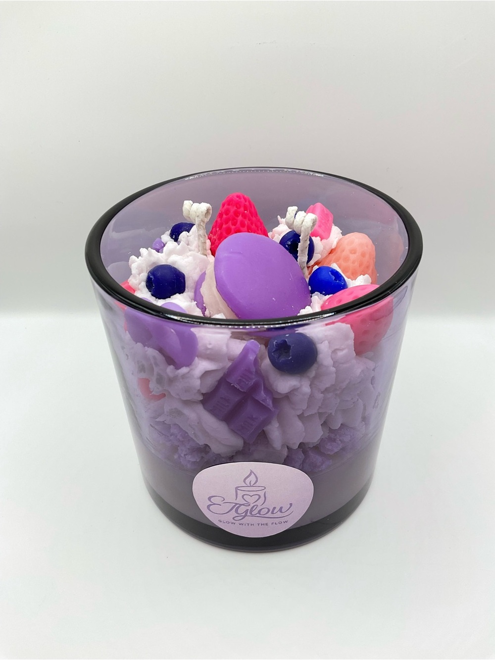 🕯️🍓Strawberry Açaí Dessert Style Candle 🍦🍨